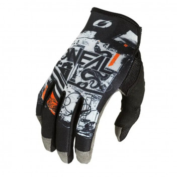 GLOVE SCARZ V.22 BK/GY/OR XL MAYHEM BLACK GREY ORANGE ONEAL