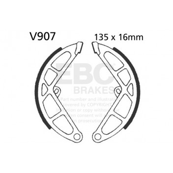 EBC BRAKE SHOE SET