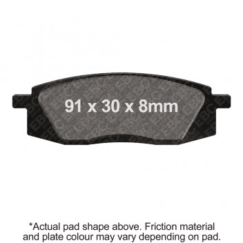 MOTORCYCLE DISC PAD SET
