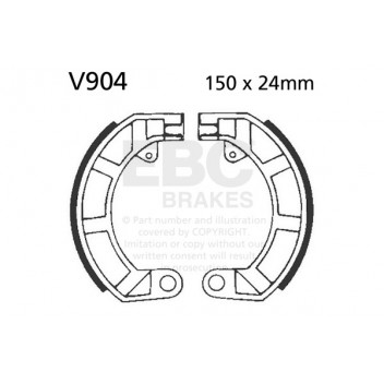 EBC BRAKE SHOE SET