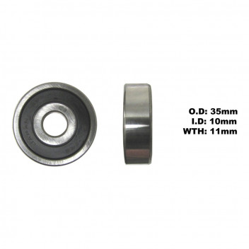 Bearing Koyo/JTEKT 6300 DDU 2RS C3 (ID 10mm x OD 35mm x W 11