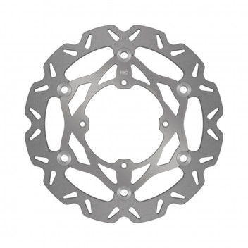 NEW PLAIN SILVER CENTER HUB OVERSIZE DISCS-280MM-C/W BRACKET