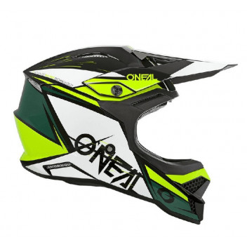 3SRS HELMET STARDUST BK/YE XL XL 61/62CM BLACK WHITE YELLOW