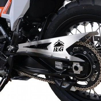 Brushed stainless Chain Guard KTM 790 Adventure '19-'22 / 8