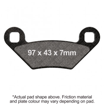 M/C DISC PAD SET - SINTERED