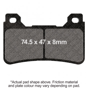 DOUBLE H SINTERED STREET PAD