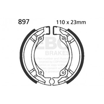 EBC BRAKE SHOE SET