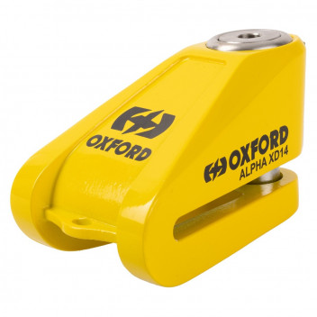 Alpha XD14 Stainless disc lock(14mm pin) Yellow