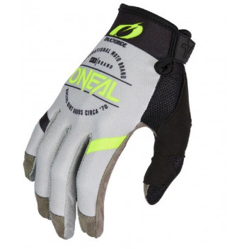 L/9 MAYHEM GLOVES BRAND GRAY/BLACK` ONEAL