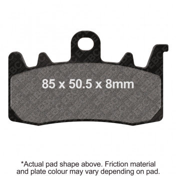 DOUBLE H SINTERED STREET PAD