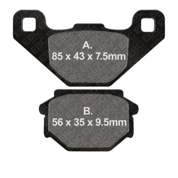 M/C DISC PAD SET