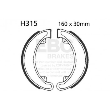 EBC BRAKE SHOE SET (5)