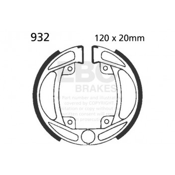 EBC BRAKE SHOE SET