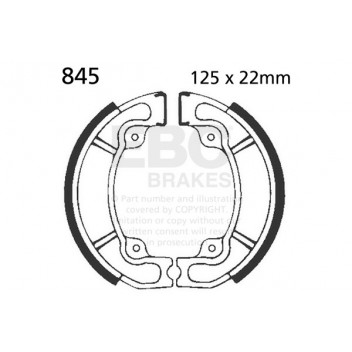 EBC BRAKE SHOE SET