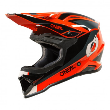1SRS YOUTH HELMET STREAM LAR YOUTH LARGE BLACK/RED ONEAL MX