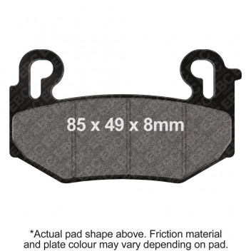 DOUBLE H SINTERED STREET PAD