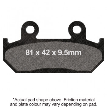 DOUBLE H SINTERED STREET PAD