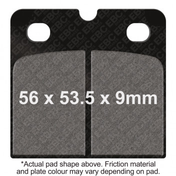 M/C DISC PAD SET - DMX