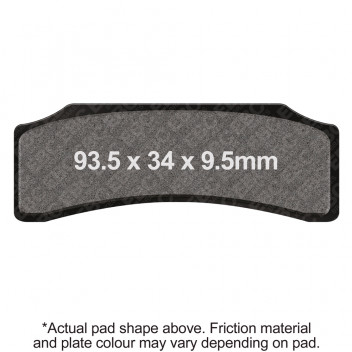 RACE PAD ONLY/SB-261DI /HH RACE PAD (NOT FOR HIGHWAY USE)