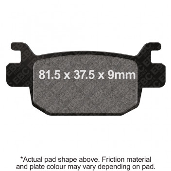 EBC V PAD SEMI SINTERED PAD SET
