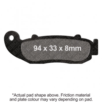 M/C DISC PAD SET -DMX