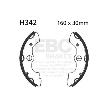 EBC BRAKE SHOE SET (5)