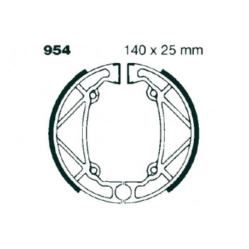 EBC BRAKE SHOE SET