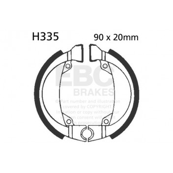 EBC BRAKE SHOE SET