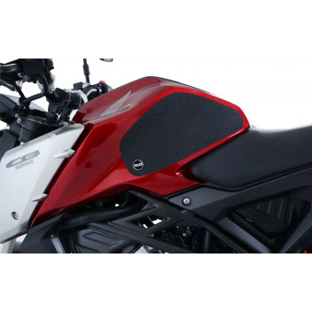 Honda CB125R '18- Tank Traction Grips : BLACK 2-Grip Kit