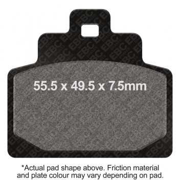 EBC SINTERED SCOOTER DISC PAD SET