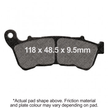 DOUBLE H SINTERED STREET PAD