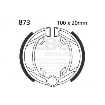 EBC BRAKE SHOE SET
