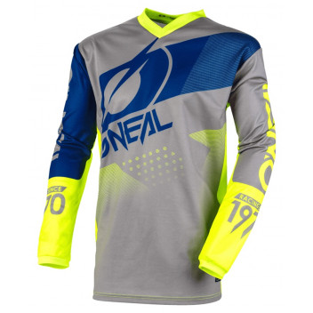 ELEMENT JERSEY FACTOR G/BL/Y M GREY BLUE YELLOW MED ONEAL
