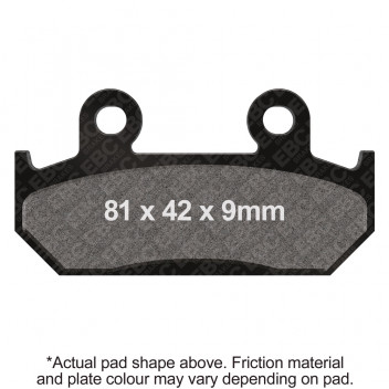 DOUBLE H SINTERED STREET PAD