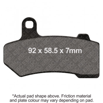 DOUBLE H SINTERED STREET PAD