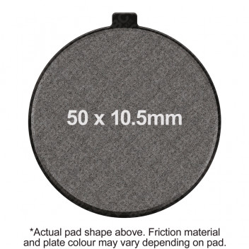 EBC V PAD SEMI SINTERED PAD SET