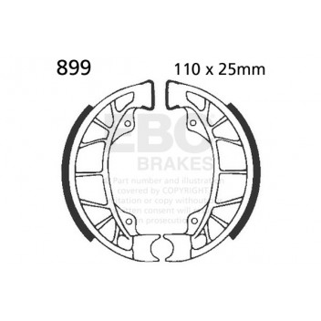 EBC BRAKE SHOE SET