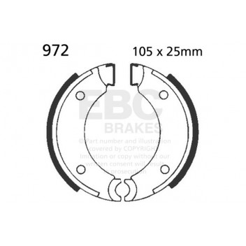 EBC BRAKE SHOE SET