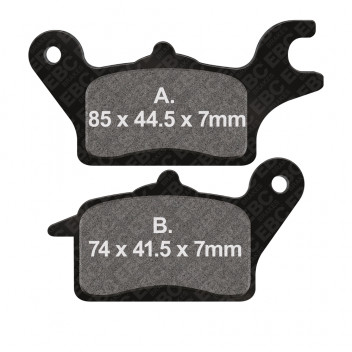 M/C DISC PAD SET -DMX