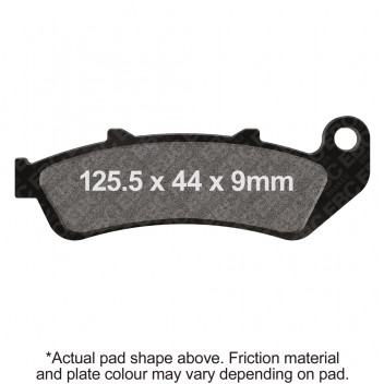 DOUBLE H SINTERED STREET PAD