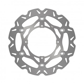 NEW PLAIN SILVER CENTER HUB OVERSIZE DISCS-280MM-C/W BRACKET