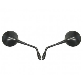 Mirrors 10mm Black Round Left & Right Kawasaki Zephyr
