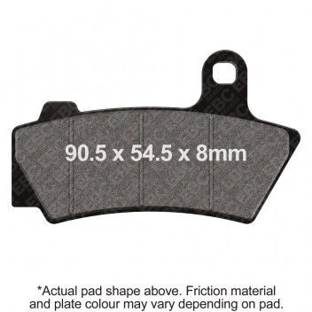 DOUBLE H SINTERED STREET PAD