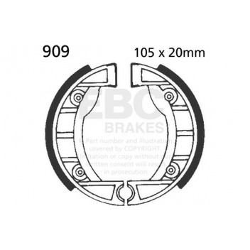EBC BRAKE SHOE SET