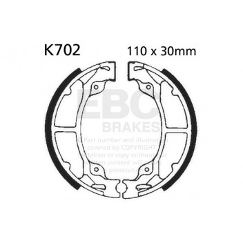 EBC BRAKE SHOE SET