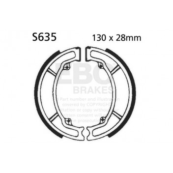 EBC BRAKE SHOE SET