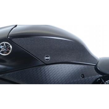 Yamaha YZF-R6 '17- Tank Traction Grips : BLACK 2-Grip Kit