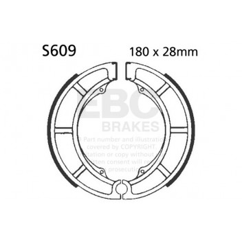 EBC BRAKE SHOE SET
