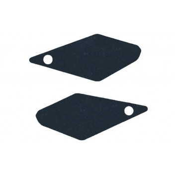 Honda CBR500R '13-'15/CB500F '13-'15  Traction Grips : BLACK