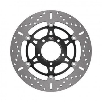 EBC S/STEEL FULL CIRCLE DISC WITH BLACK HUB